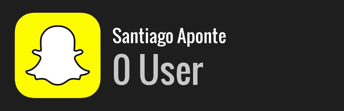 Santiago Aponte snapchat