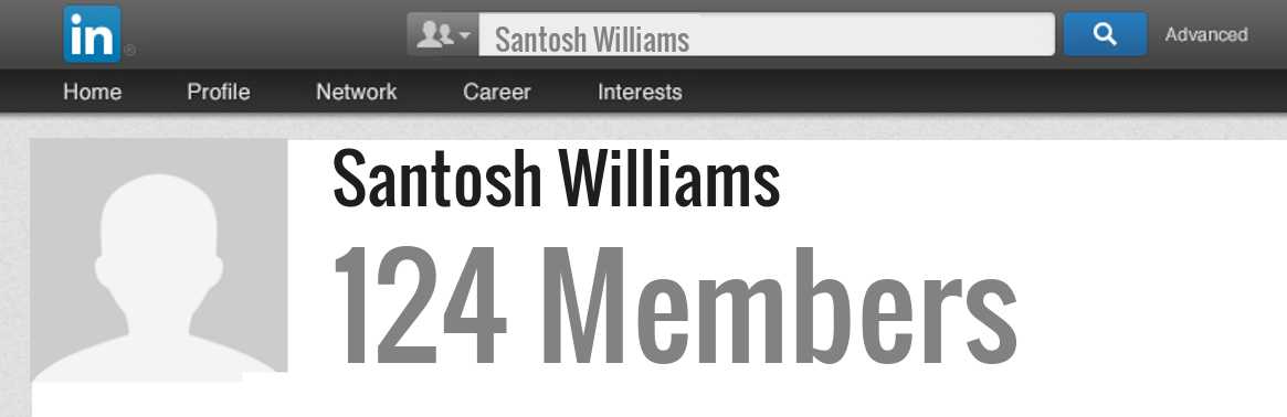 Santosh Williams linkedin profile
