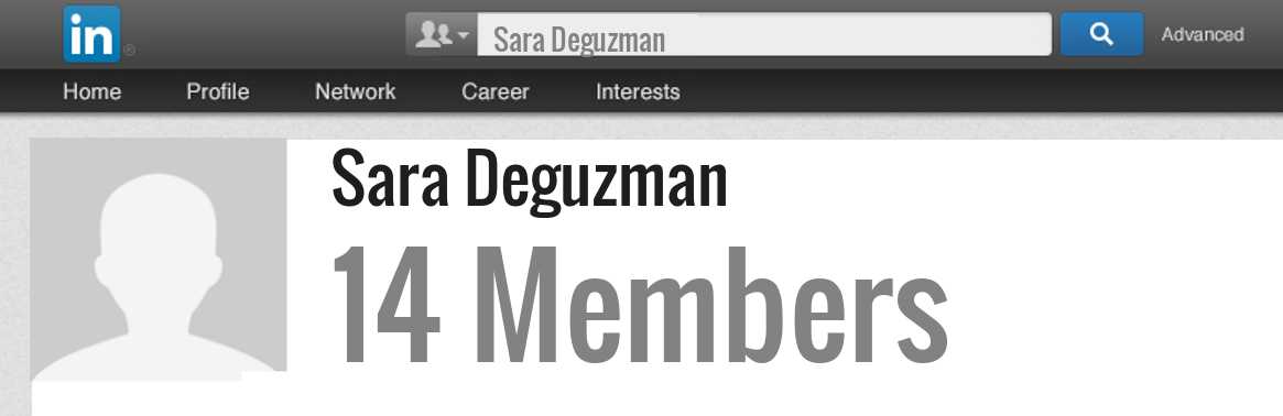 Sara Deguzman linkedin profile
