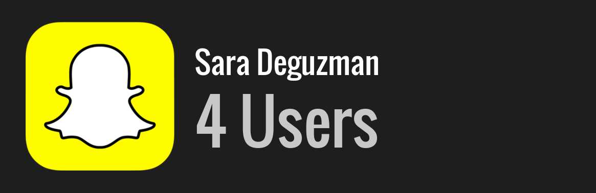 Sara Deguzman snapchat