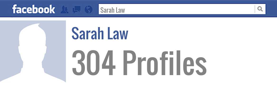 Sarah Law facebook profiles