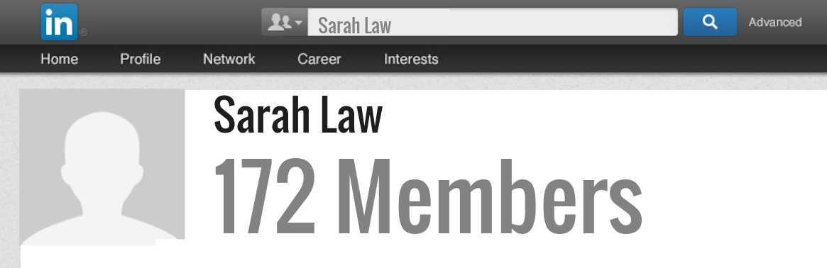 Sarah Law linkedin profile