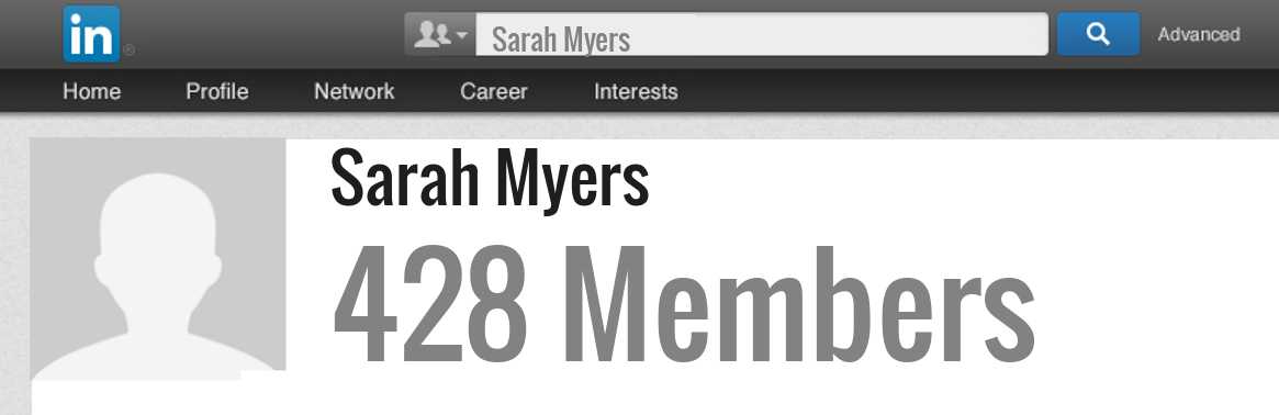 Sarah Myers linkedin profile