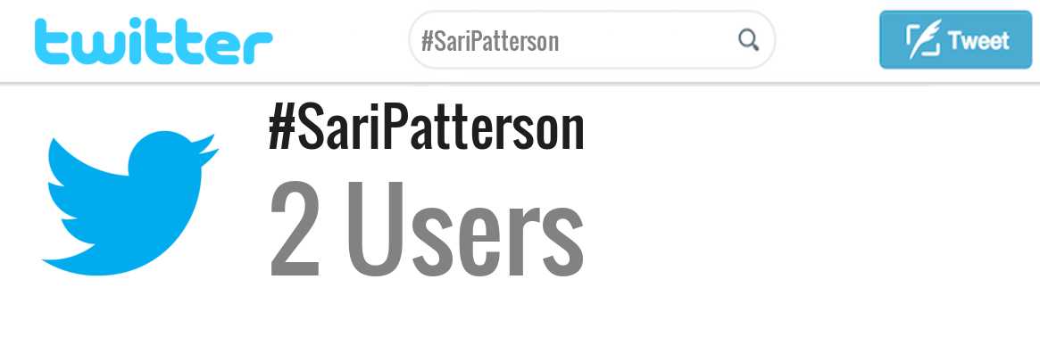 Sari Patterson twitter account