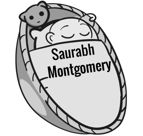 Saurabh Montgomery sleeping baby