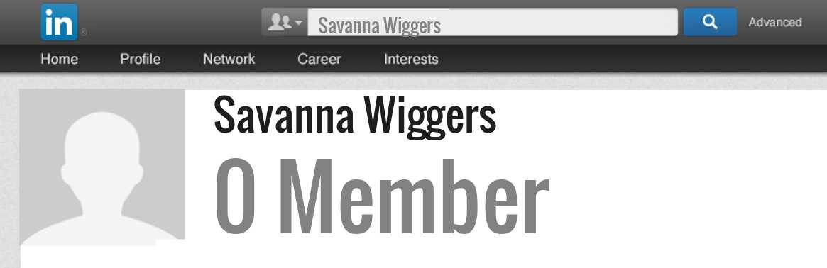 Savanna Wiggers linkedin profile