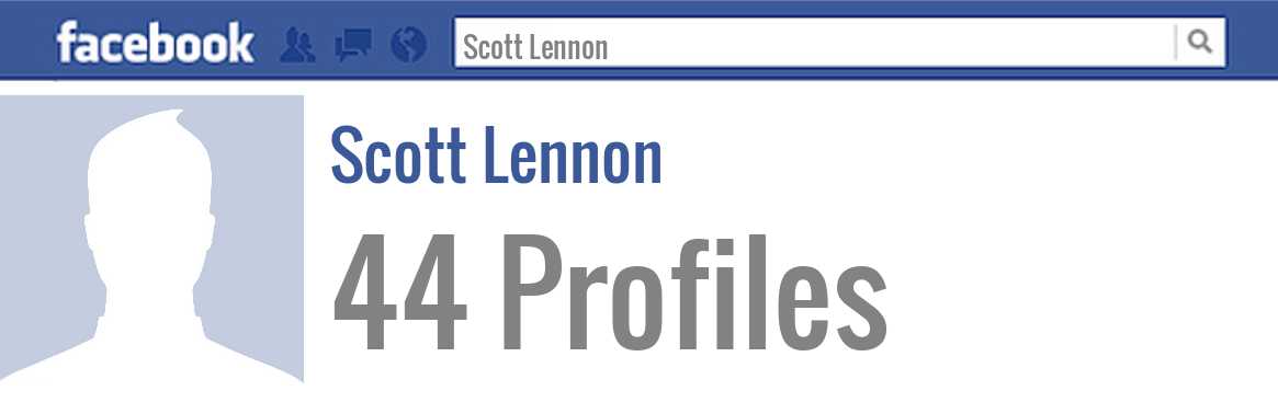 Scott Lennon facebook profiles