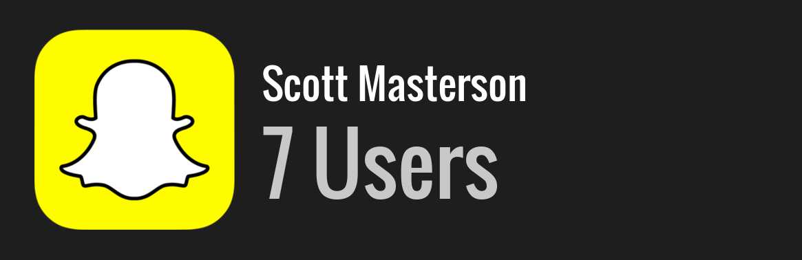 Scott Masterson snapchat