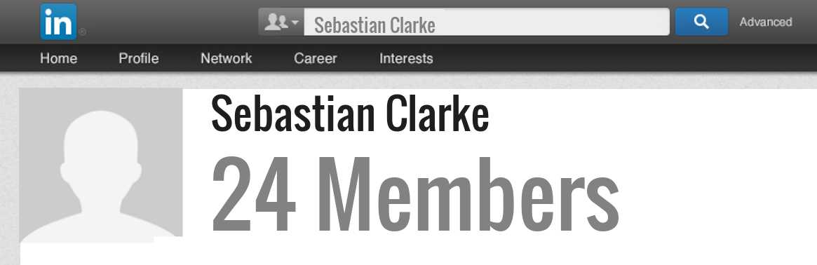 Sebastian Clarke linkedin profile