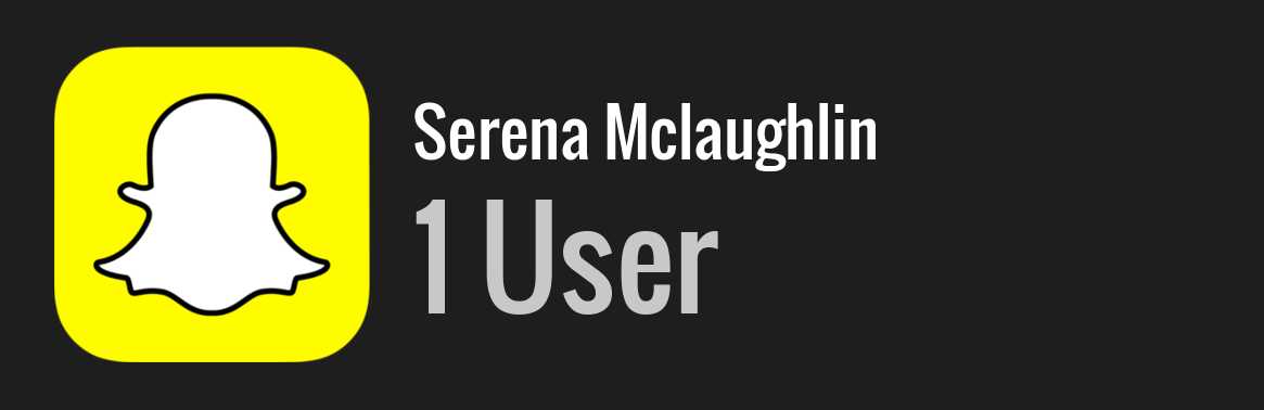 Serena Mclaughlin snapchat