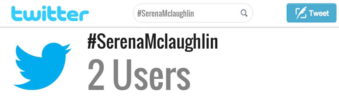Serena Mclaughlin twitter account