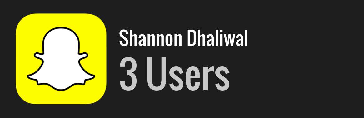 Shannon Dhaliwal snapchat