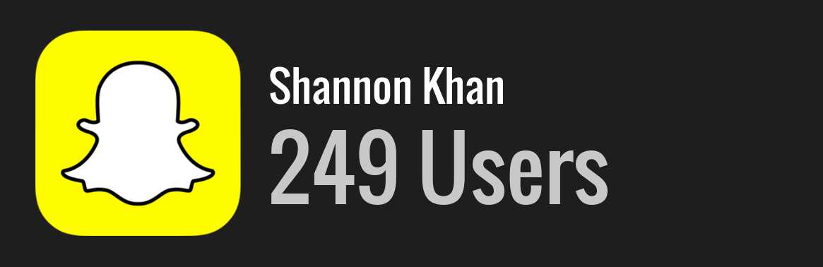 Shannon Khan snapchat