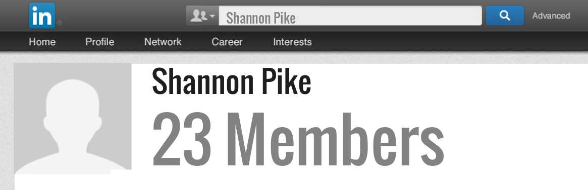 Shannon Pike linkedin profile