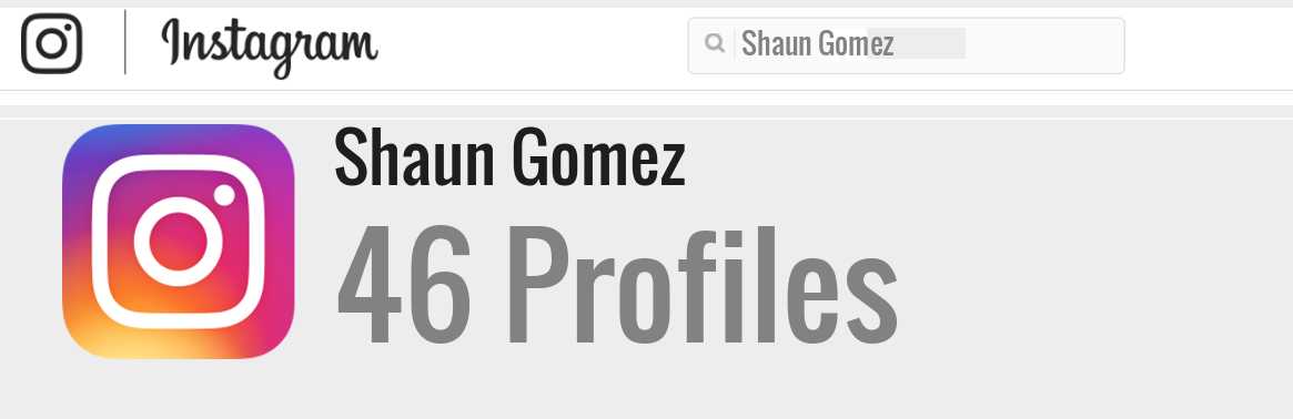 Shaun Gomez instagram account