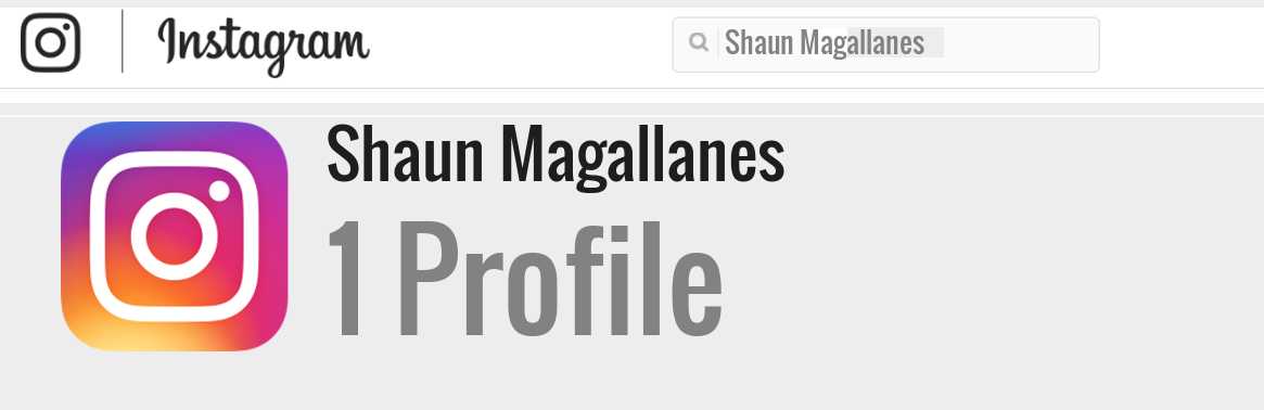 Shaun Magallanes instagram account