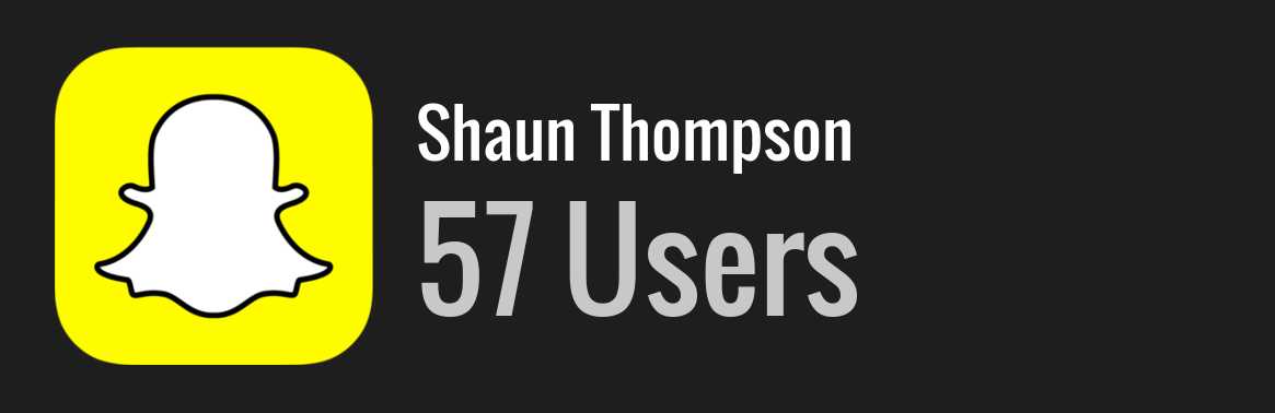 Shaun Thompson snapchat