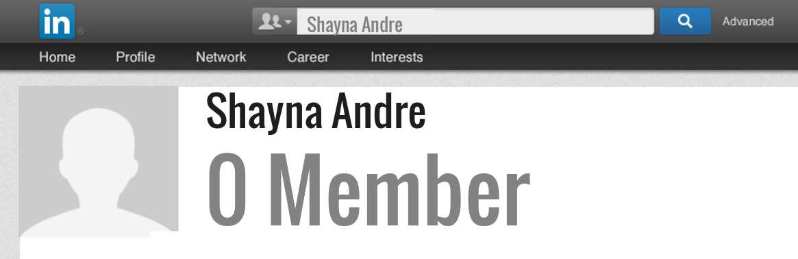 Shayna Andre linkedin profile