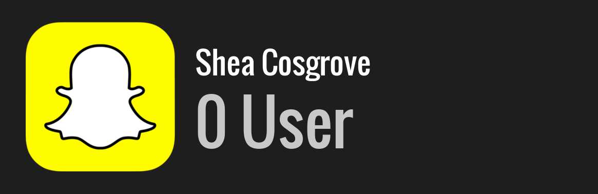 Shea Cosgrove snapchat
