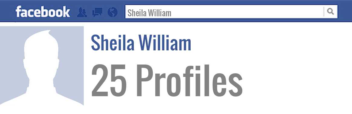 Sheila William facebook profiles