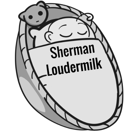 Sherman Loudermilk sleeping baby