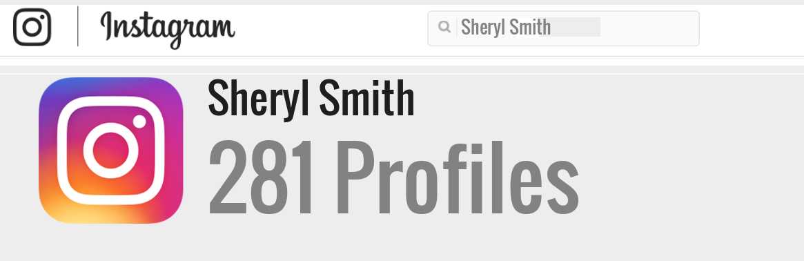 Sheryl Smith instagram account