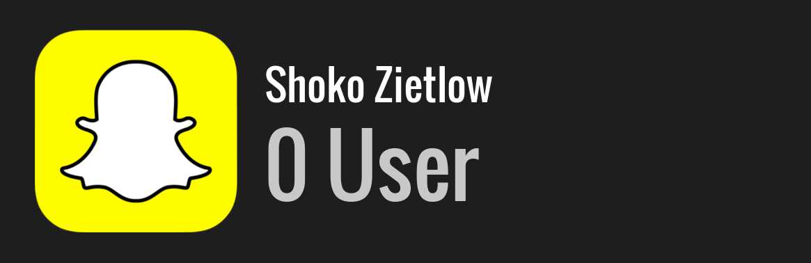 Shoko Zietlow snapchat