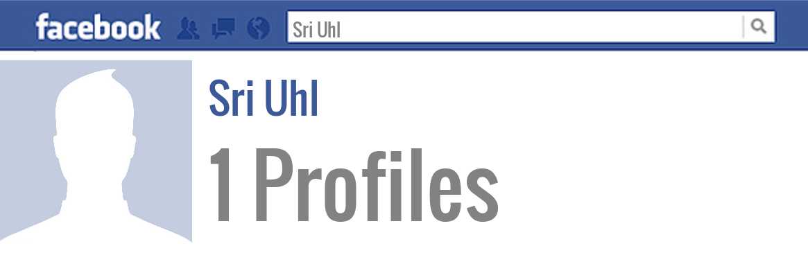 Sri Uhl facebook profiles