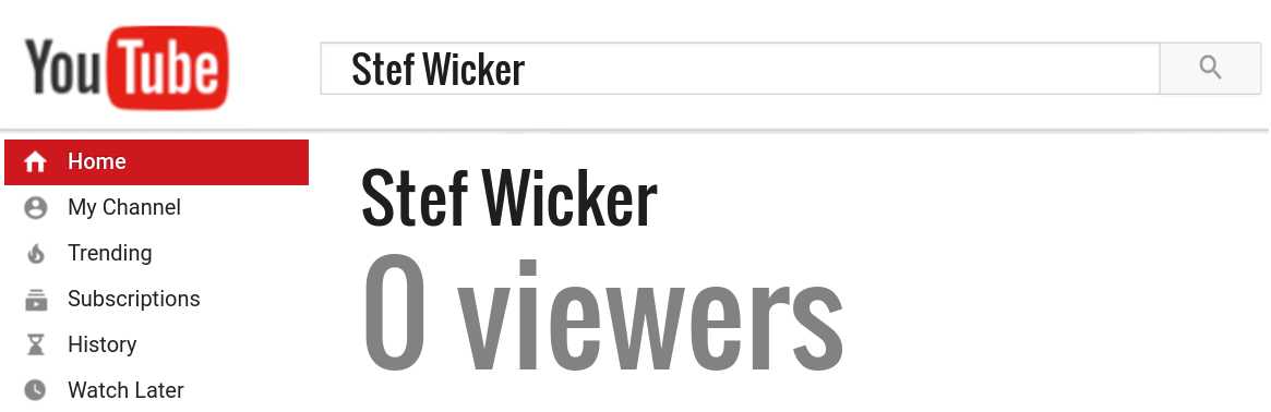 Stef Wicker youtube subscribers