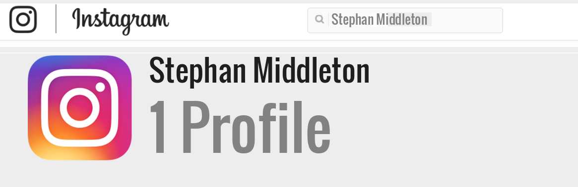 Stephan Middleton instagram account