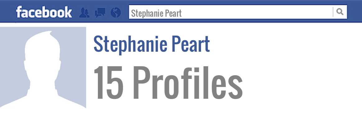 Stephanie Peart facebook profiles