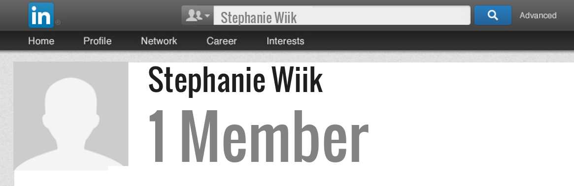 Stephanie Wiik linkedin profile