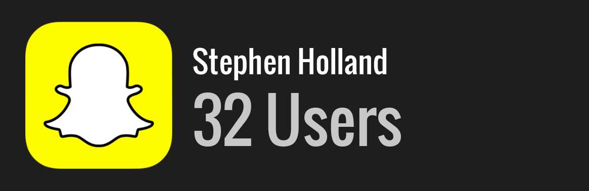 Stephen Holland snapchat