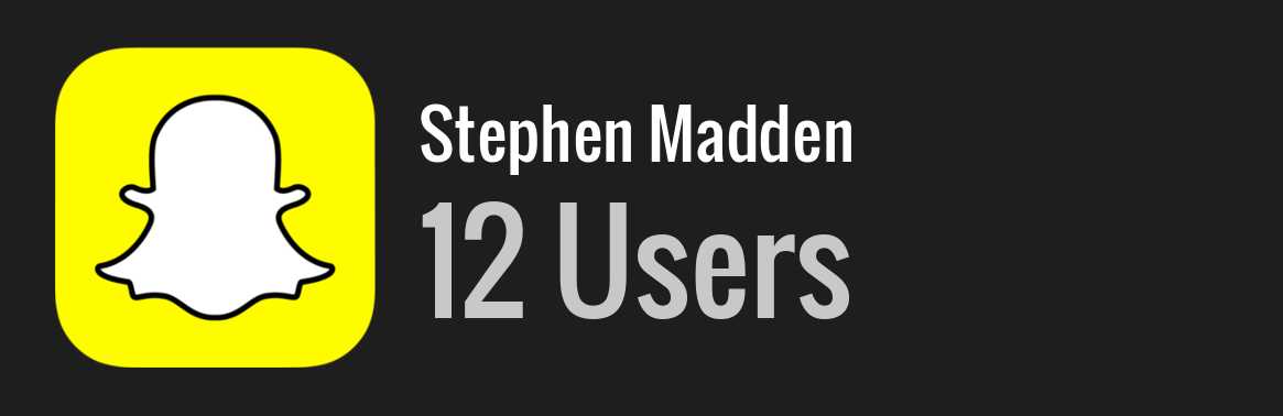 Stephen Madden snapchat