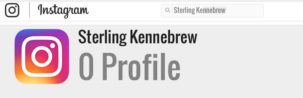 Sterling Kennebrew instagram account