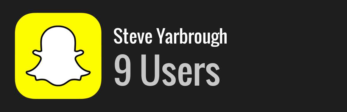 Steve Yarbrough snapchat