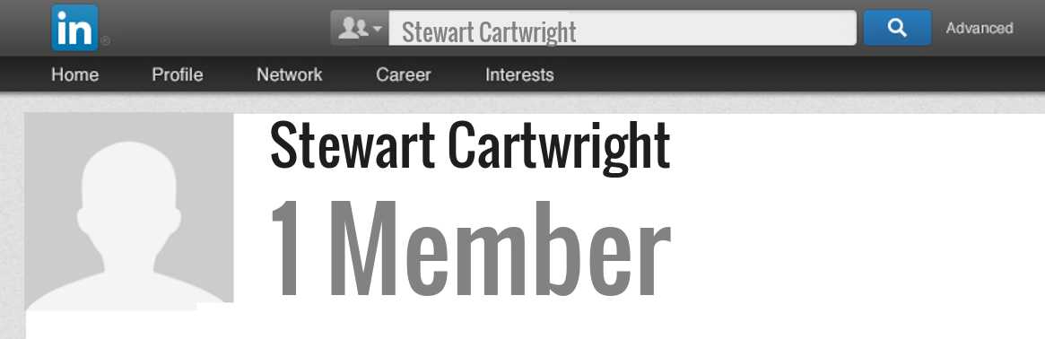 Stewart Cartwright linkedin profile