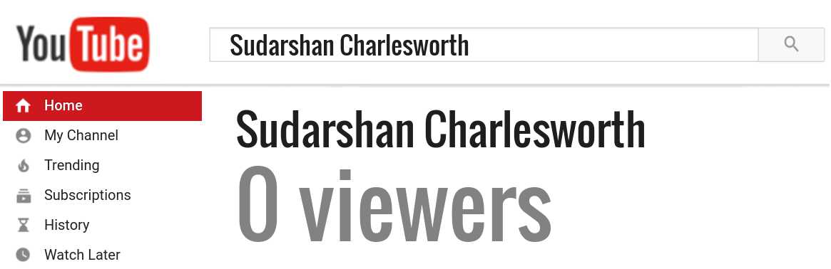 Sudarshan Charlesworth youtube subscribers