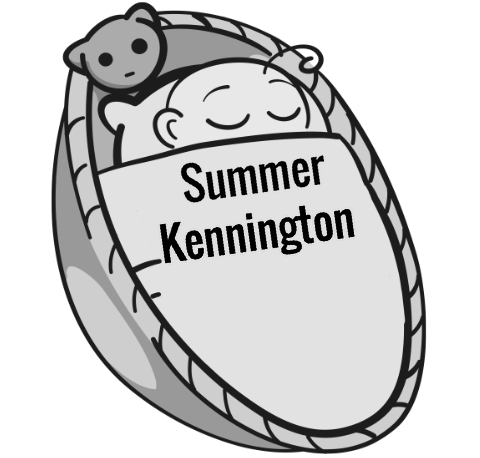 Summer Kennington sleeping baby