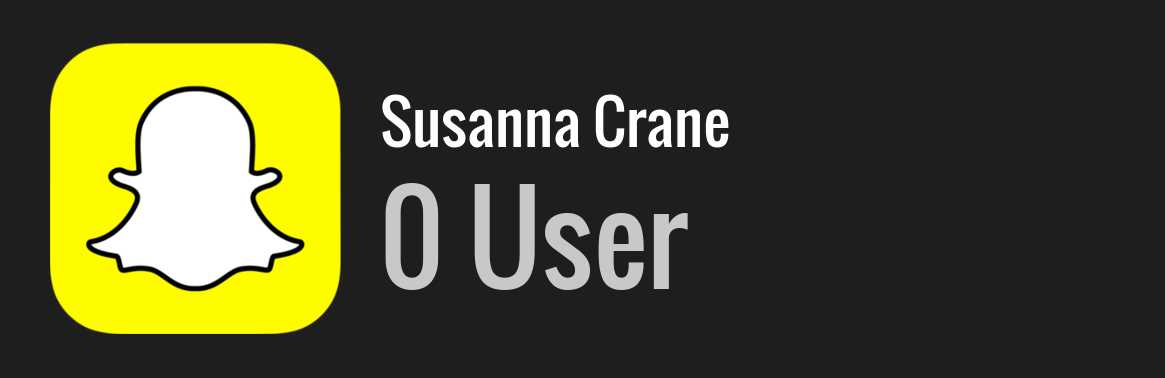 Susanna Crane snapchat