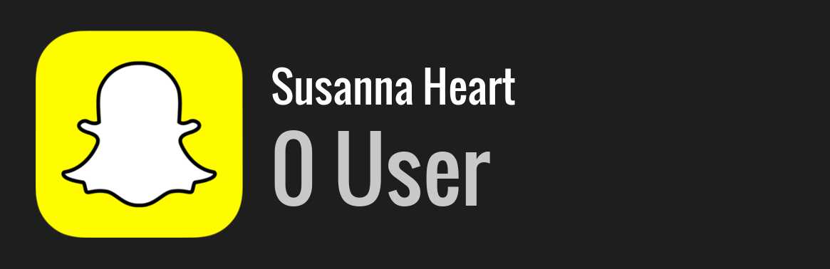 Susanna Heart snapchat