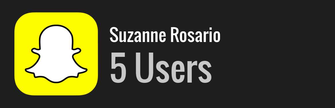 Suzanne Rosario snapchat