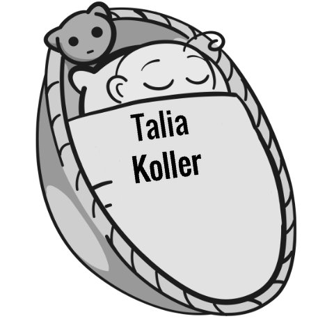 Talia Koller sleeping baby