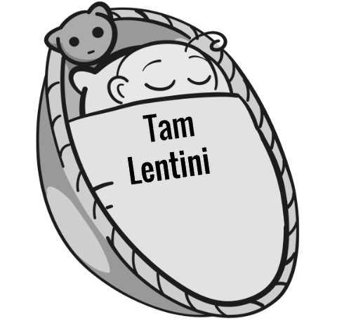 Tam Lentini sleeping baby