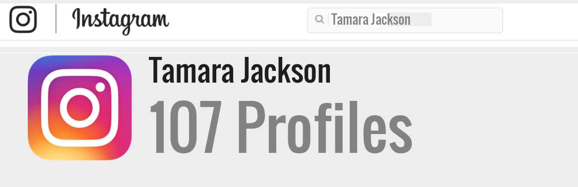 Tamara Jackson instagram account