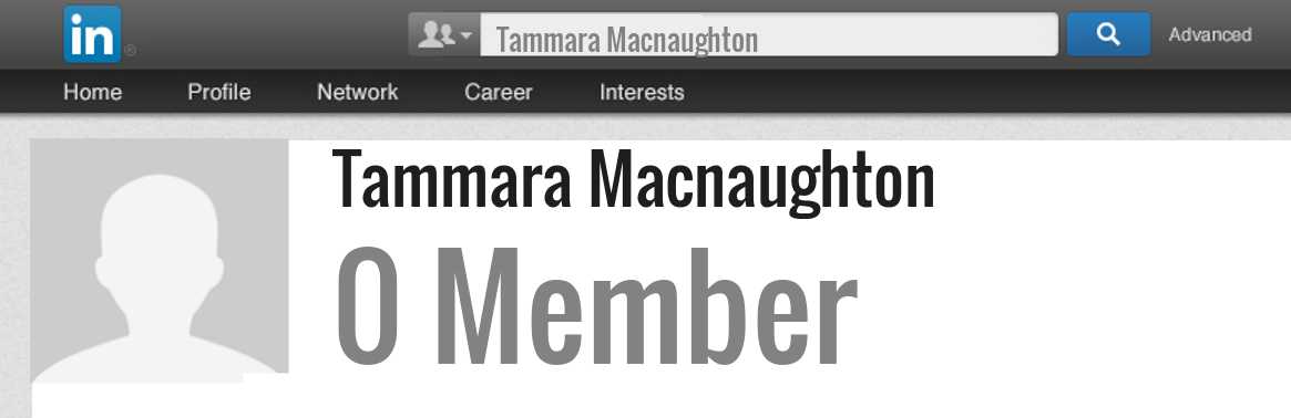 Tammara Macnaughton linkedin profile