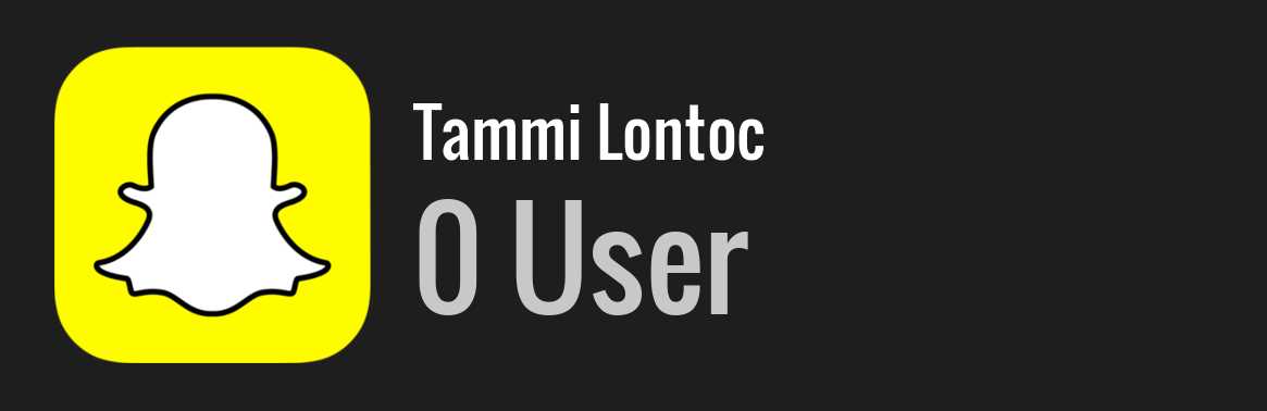 Tammi Lontoc snapchat