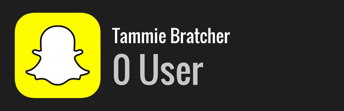 Tammie Bratcher snapchat