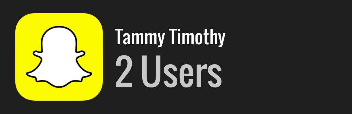 Tammy Timothy snapchat