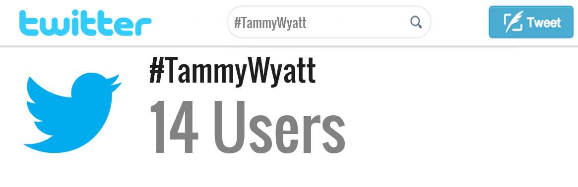 Tammy Wyatt twitter account